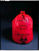 Infectious Waste Bag, 24in x 32in, 1.25 mil, 12-16 gal, 250/cs