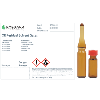 Oregon Residual Solvents Mix #1 - Gases in DMA