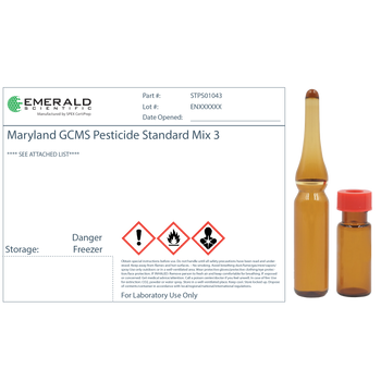 Maryland Pesticide Standard GC-MS Mix #3