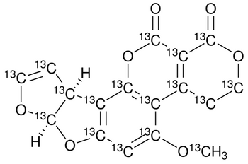 Aflatoxin G1-13C17 solution 0.5 ug/mL in acetonitrile, analytical standard