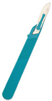 Exel International Disposable Scalpels, Sterile, Stainless Steel Blade, Size 10, 100pk