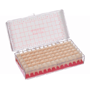 WHEATON M-T VIAL FILE (STORES 60 VIALS) 6/CS