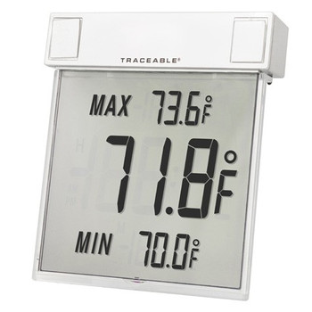 Big-Digit See-Thru Traceable Thermometer (Fahrenheit)