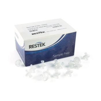 Restek Syringe Filters with Luer Lock Inlet (PTFE, 13mm, 0.22um) 100pk