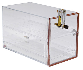 Nitrogen Purge Cabinet Large with Flow, Acrylic