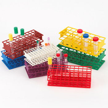 Wireless 50mL Tube Rack, 30mm, Full Size: 24-Place, Nylon, Magenta