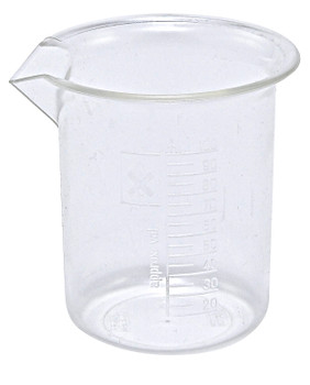 Kartell Griffin Style Beaker, PMP, 100mL CS/48