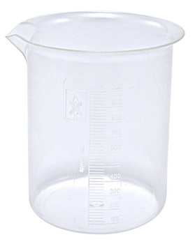 Kartell Griffin Style Beaker, PMP, 1000mL CS/12