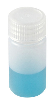 Azlon Laboratory Bottles Wide Neck, Bulk w Caps HDPE, 30mL Capacity 1oz Bulk/1200