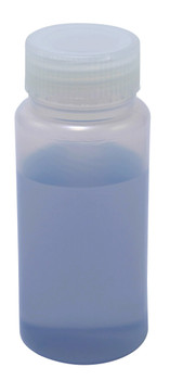 Azlon Laboratory Bottles Wide Neck Bulk w Caps, LDPE, 250mL Capacity 8oz Bulk/180