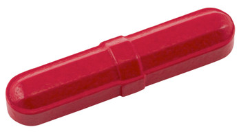 Octagonal Stir Bar Red, PTFE, 0.3125 x 1.5" CS/12