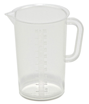 Beaker w Handle Tall Form, PP, 100mL CS/24