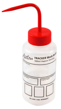 Azlon Tracker Washbottle, Vented Red 500mL