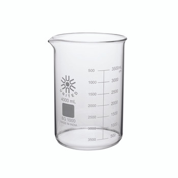 Beakers, Low Form, Borosilicate Glass, 400mL-12pk