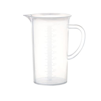 BEAKERS WITH HANDLE, TALL FORM, PP, 1000mL, 6/PK