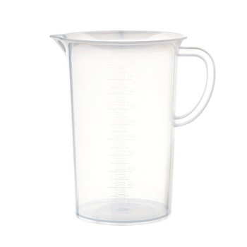 BEAKERS WITH HANDLE, TALL FORM, PP, 2000mL, 6/PK