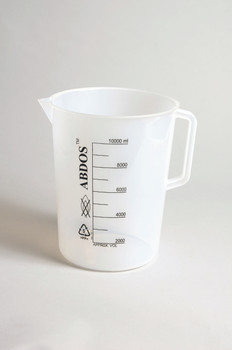 BEAKERS W/HANDLE, PRINTED GRADUATIONS, PP, 500 mL