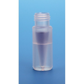 500uL Clear Polypropylene R.A.M. Limited Volume Vial, 12x32mm, 9mm Thread, Case of 1000