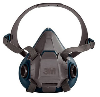 3M 6500 Series Rugged Comfort Half Facepiece Respirator, M, Each