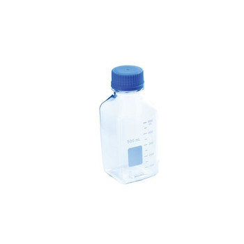 STORAGE BOTTLE SQUARE PC 500ML, 24/PK