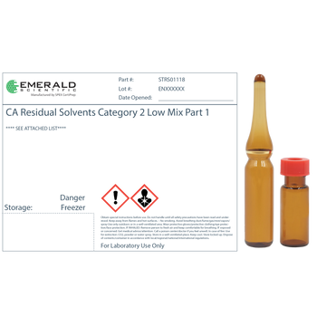 CA Residual Solvents Cat. 2 - Low Mix (Part 1)