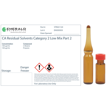 CA Residual Solvents Cat. 2 - Low Mix (Part 2)