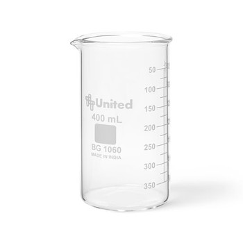 Beakers, Berzelius, Tall Form, Borosilicate Glass, 400 mL Pack of 6