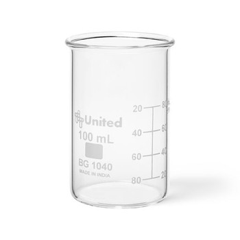 Beakers, Berzelius, Tall Form, Borosilicate Glass, 100 mL No Spout Pack of 12