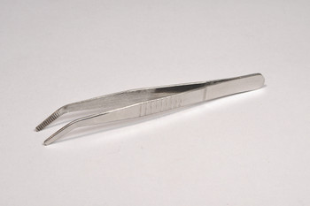 STAINLESS STEEL FORCEPS, Angular Blunt 5 Inches