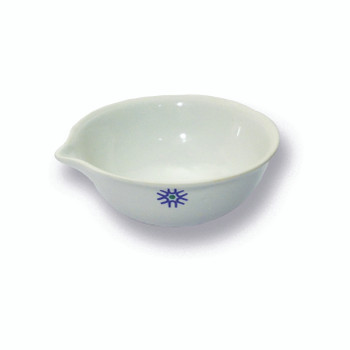 PORCELAIN EVAPORATING DISH, ROUND FORM, 70 mL