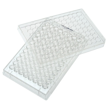 96 Well Tissue Culture Plate, Round Bottom with Lid, Individual, Sterile