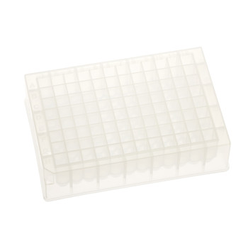 96 Deep Well Storage Plate, 1.5mL, PP, Square Well, Round Bottom, Non-sterile