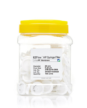 EZFlow  Syringe Filter, 0.22um PP, 25mm