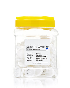 EZFlow  Syringe Filter, 0.45um PP, 25mm