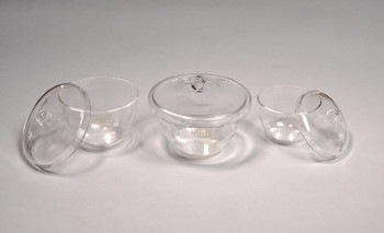 Crucibles, Glass, 15 mL Lid