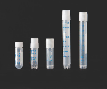 Cryo Vials, External Threaded, Sterile, PP, 4.5 mL Skirted Base, 500/PK
