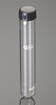 Culture Tubes with Cap, Round Bottom, 60 mL, Case of 100