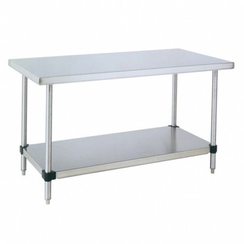 Metro Work Table 30" x 72" HD Super Stainless Steel Work Table with Stainless Steel Undershelf