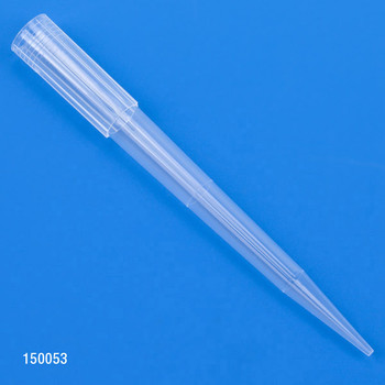 Certified Pipette Tips, 100-1250uL, Low Retention, Universal, Natural, 84mm, STERILE, Reloading Stack, 96/Tray, 5 Trays/Stack - Case of 480
