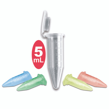 Snap Cap 5mL MacroTubes, non-sterile, 200pk, Clear