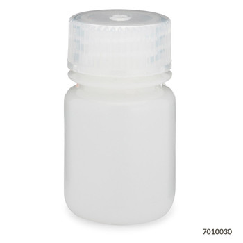 Diamond RealSeal Bottle, Wide Mouth Round, HDPE with PP Closure, 30mL 72/cs