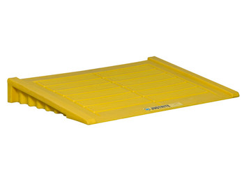 Ramp for 2 Drum and larger EcoPolyBlend Accumulation Center, Yellow