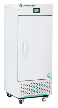 Corepoint Scientific White Diamond Series Laboratory and Medical Single Solid Door Refrigerator 12 Cu. Ft.
