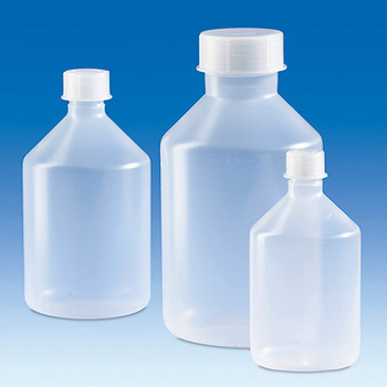 Reagent Bottles, PP, NS 14/23 stopper, 100mL, 20pk