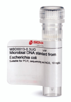 Microbial DNA standard from Escherichia coli Suitable for PCR, sequencing and NGS, 10 ng/uL (0.3ug)