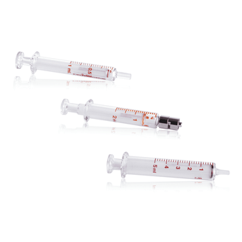 SOCOREX DOSYS All-Glass Syringe, Glass Luer Nozzle, 1 - 20 mL, Case of 2