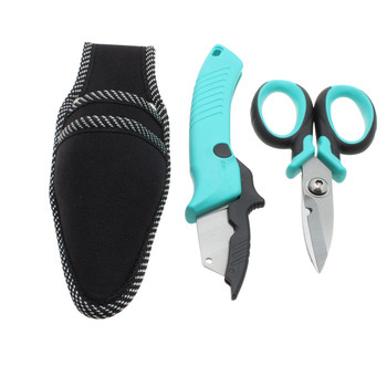 Multi-Purpose Electrician Scissors Kit with Electrician Scissors and Cable Stripping Blade