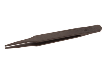 ESD Plastic Tweezers 702A Straight, Flat Tips