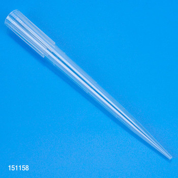 Pipette Tip, 100 - 1300uL, Certified, Universal, Graduated, Natural, 98mm, Extended Length, 96/Rack, 6 Racks/Box