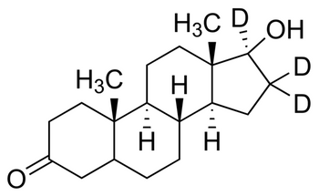5a-Dihydrotestosterone-D3 (16,16,17-D3) solution 100 ug/mL in methanol, ampule of 1 mL, certified reference material, Cerilliant